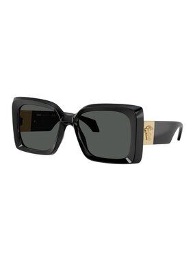 New Authentic Versace Womens Black Butterfly Acetate Sunglasses